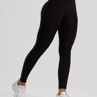 Essential High Waist Leggings | Black
