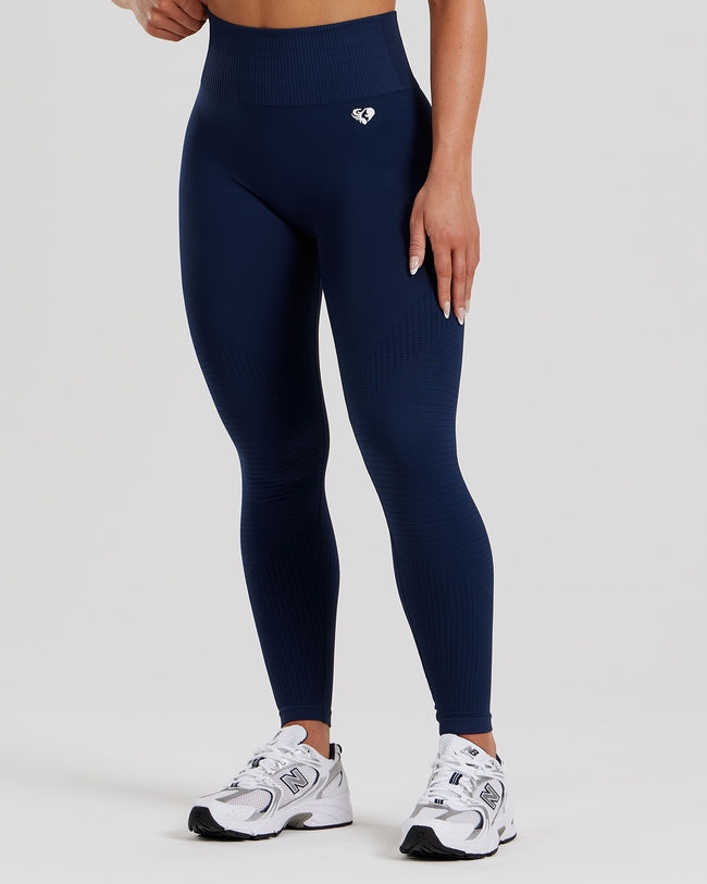 Power High Waist Leggings | Sapphire Blue
