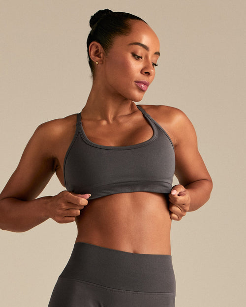 Define 2.0 Cross Back Bra | Graphite