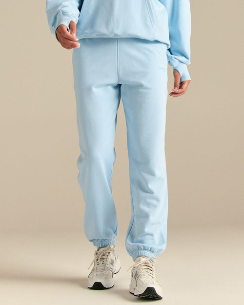 Comfort Cuffed Hem Joggers | Blue Haze