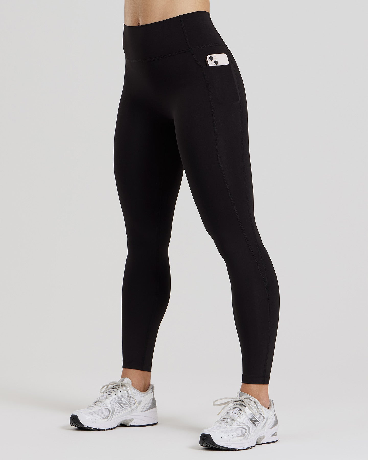 Essential High Waist Leggings with Pockets | Black