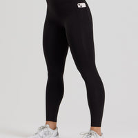 Essential High Waist Leggings with Pockets | Black