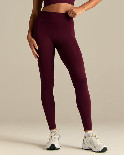 Essential High Waist Leggings | Merlot