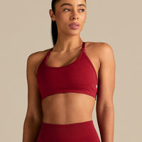 Define 2.0 Cross Back Bra | True Red