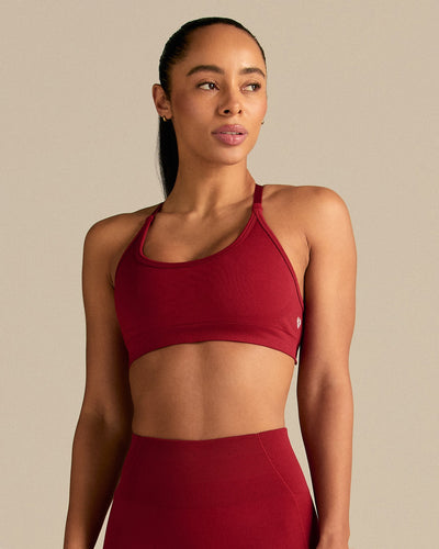 Define 2.0 Cross Back Bra | True Red