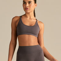 Define 2.0 Cross Back Bra | Slate Grey