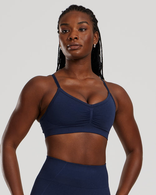 Define 2.0 Scrunch Bralette | Sapphire Blue