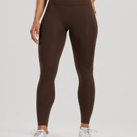 Essential High Waist Leggings | Cocoa