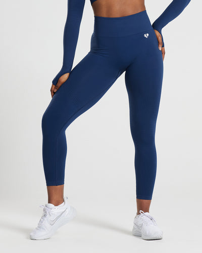 Power High Waist 7/8 Leggings | Sapphire Blue
