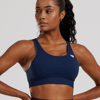 Power Adjustable Sports Bra | Sapphire Blue