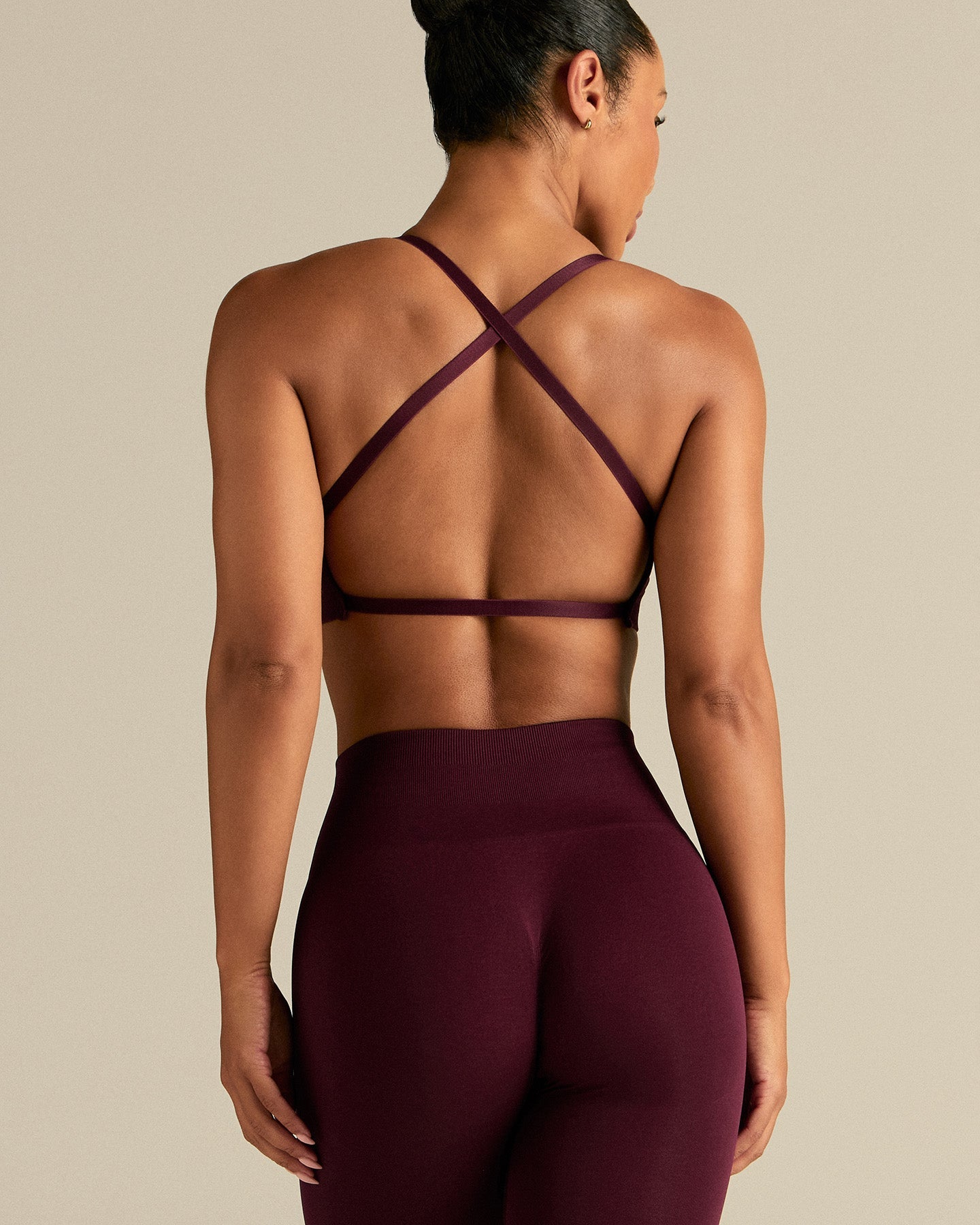 Define 2.0 Cross Back Bra | Merlot