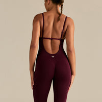 Define 2.0 Scrunch Adjustable Unitard | Merlot