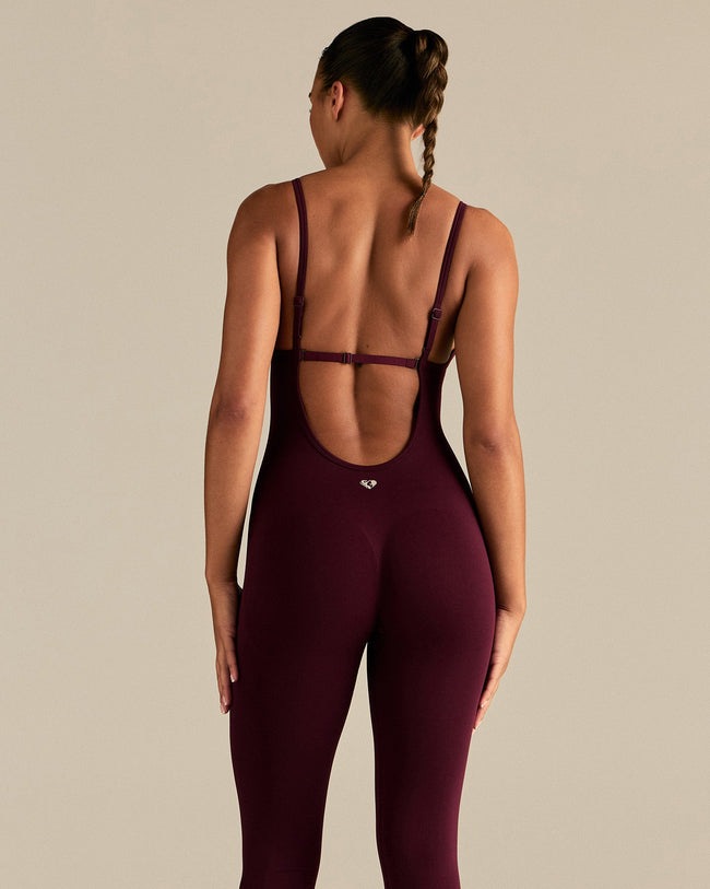Define 2.0 Scrunch Adjustable Unitard | Merlot