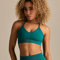 Define 2.0 Halter Neck Bra | Eden Green