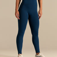 Essential High Waist Leggings | True Navy