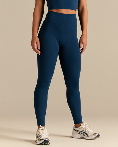 Essential High Waist Leggings | True Navy