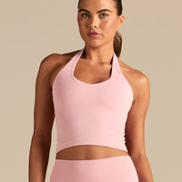 Essential Halter Tank | Sweet Pink