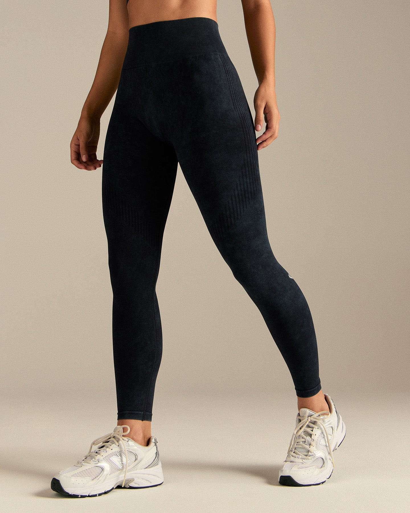 Power High Waist Leggings | Washed Black