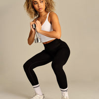 Power Enhanced High Waist Leggings | Black