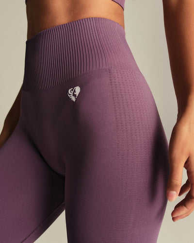 Power High Waist Scrunch Leggings | Dusk Plum