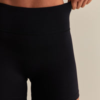 Essential High Waist Shorts | Black