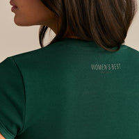 Comfort Graphic Ribbed Baby T-Shirt | Emerald