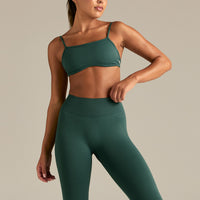 Emphasize Mid Waist Leggings | Evergreen
