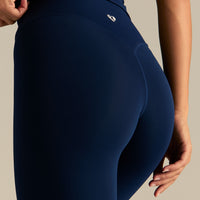 Essential High Waist Capri Leggings | Sapphire Blue
