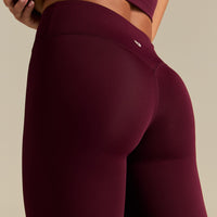 Essential High Waist Leggings | Merlot