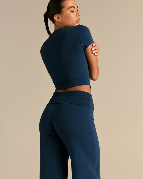 Cotton Contour Short Sleeve T-Shirt | True Navy