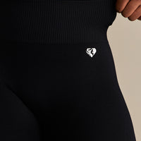 Power High Waist Scrunch Leggings | Black