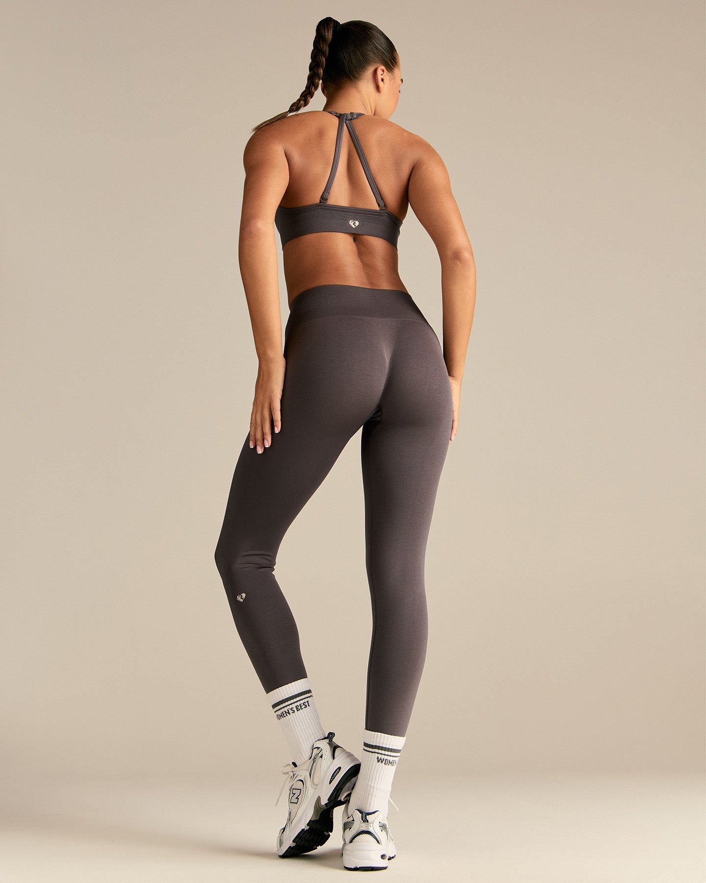 Define 2.0 Halter Neck Bra | Slate Grey