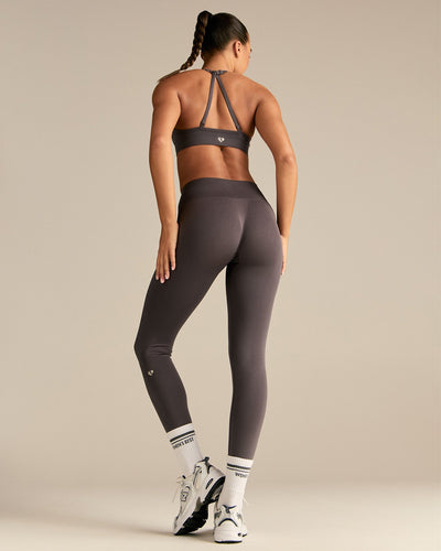 Define 2.0 Halter Neck Bra | Slate Grey