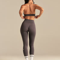 Define 2.0 Scrunch V-Neck Bra | Slate Grey