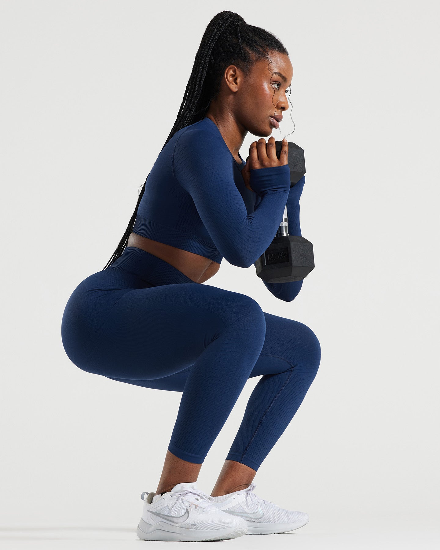Power High Waist 7/8 Leggings | Sapphire Blue