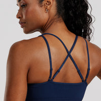 Power Adjustable Sports Bra | Sapphire Blue