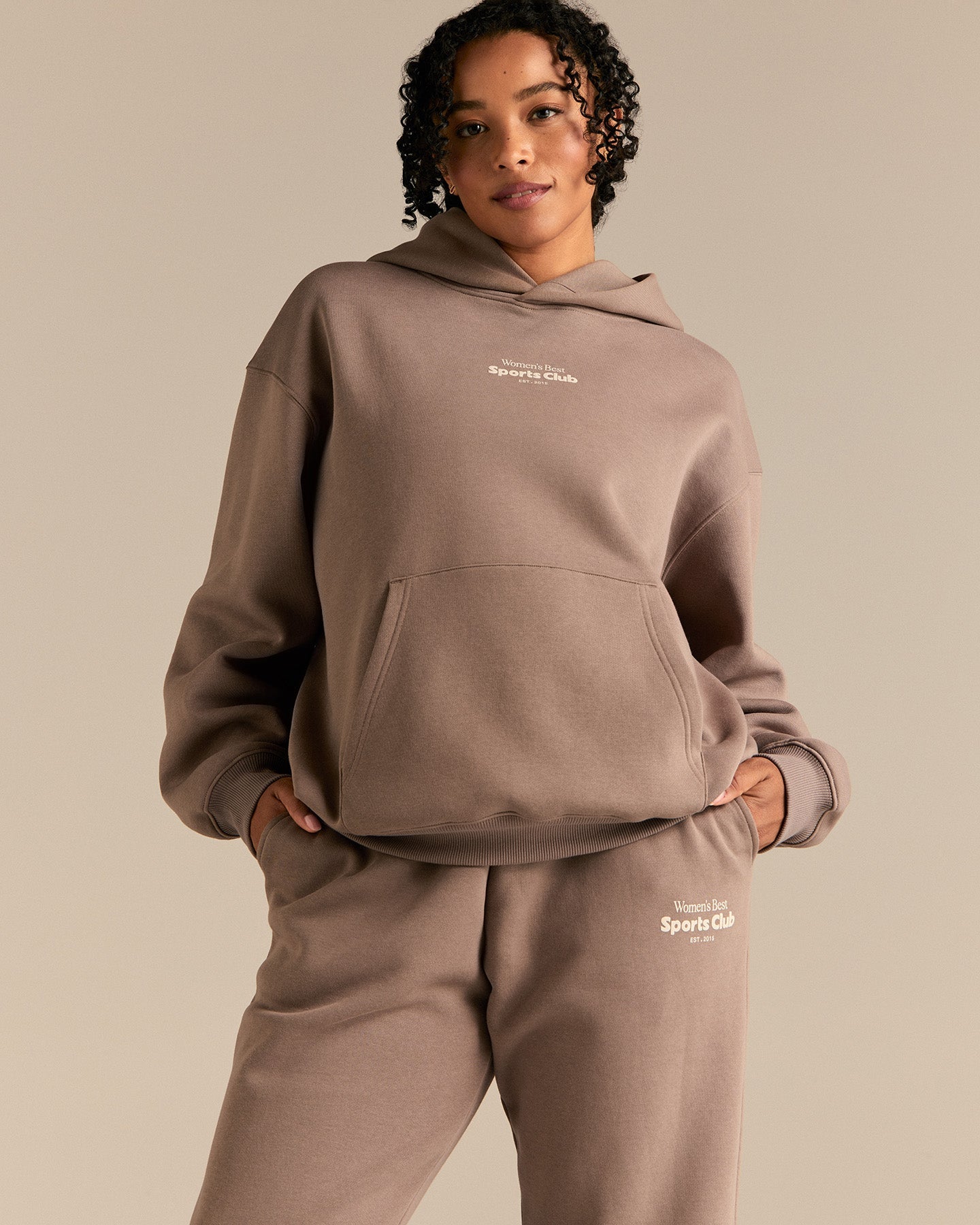 Comfort Sports Club Joggers | Taupe Grey