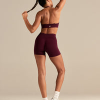 Define 2.0 Halter Neck Bra | Merlot