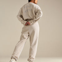 Comfort Outdoor Cropped Crew Neck | Stone