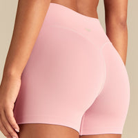 Essential High Waist Shorts | Sweet Pink