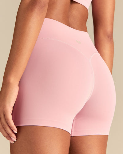 Essential High Waist Shorts | Sweet Pink