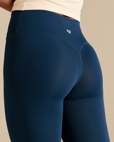 Essential High Waist Capri Leggings | True Navy