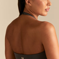 Essential Halter Tank | Slate Grey