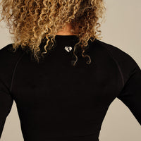 Power Long Sleeve Top | Black