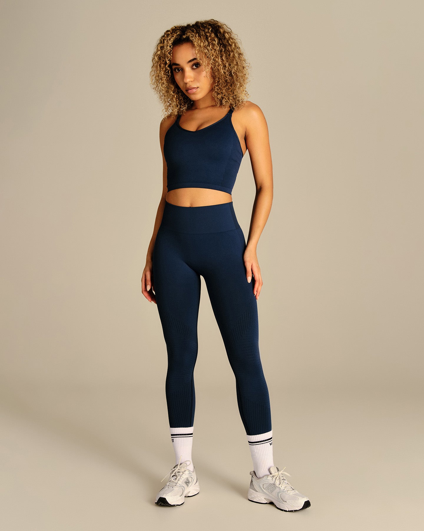 Power Built-In Bra Tank | True Navy
