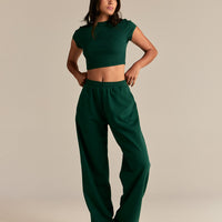 Comfort Graphic Ribbed Baby T-Shirt | Emerald