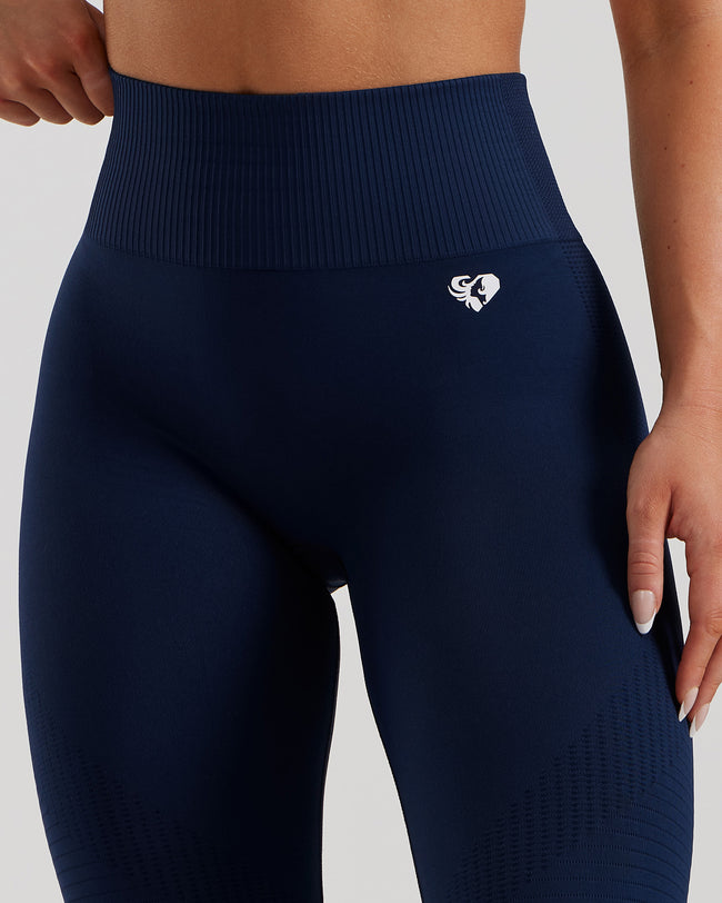 Power High Waist Leggings | Sapphire Blue