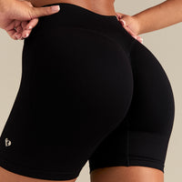 Emphasize Mid Waist 5" Shorts | Black
