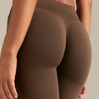 Emphasize Mid Waist Leggings | Milk Chocolate
