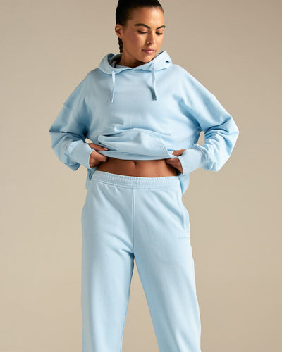 Comfort Cuffed Hem Joggers | Blue Haze